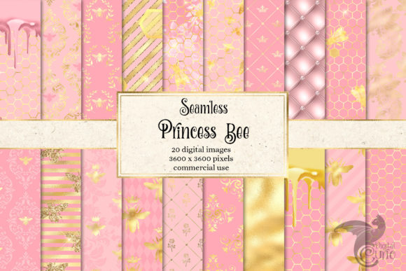 Download Princess Bee Digital Paper - Bee Collection