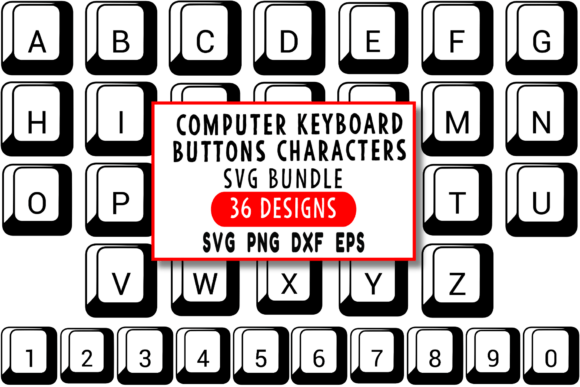 Download Computer Keyboard Buttons Characters SVG - Buttons Collection
